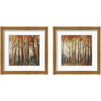 Framed 'Marble Forest  2 Piece Framed Art Print Set' border=