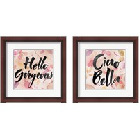 Framed 'Ciao Bella 2 Piece Framed Art Print Set' border=