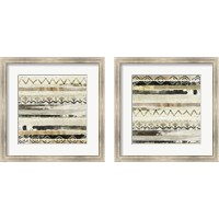 Framed 'African Patchwork 2 Piece Framed Art Print Set' border=