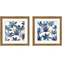 Framed 'Veranda Blue 2 Piece Framed Art Print Set' border=