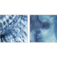 Framed 'Indigo Dye 2 Piece Art Print Set' border=