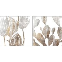 Framed 'Marble Foliage 2 Piece Art Print Set' border=