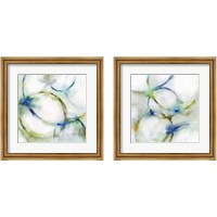 Framed 'Rings 2 Piece Framed Art Print Set' border=