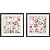 Framed 'Folk 2 Piece Framed Art Print Set' border=