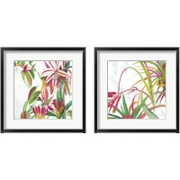 Framed 'Tropical 2 Piece Framed Art Print Set' border=