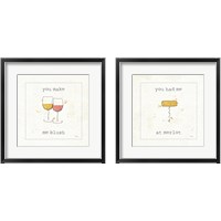 Framed 'Flavor Notes 2 Piece Framed Art Print Set' border=