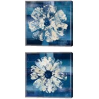 Framed 'Ocean Bloom 2 Piece Canvas Print Set' border=