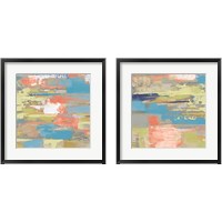 Framed 'Urban Walkway 2 Piece Framed Art Print Set' border=