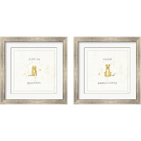 Framed 'Companion Cuties 2 Piece Framed Art Print Set' border=