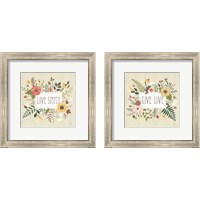 Framed 'Autumn Garden 2 Piece Framed Art Print Set' border=