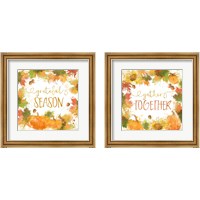 Framed 'Harvest Splash 2 Piece Framed Art Print Set' border=