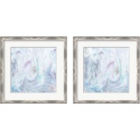 Framed 'Marble  2 Piece Framed Art Print Set' border=