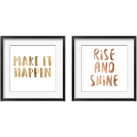 Framed 'Power Quotes 2 Piece Framed Art Print Set' border=