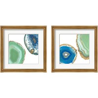 Framed 'Gem Stones 2 Piece Framed Art Print Set' border=