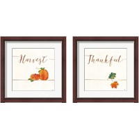 Framed 'Underlined Fall  2 Piece Framed Art Print Set' border=