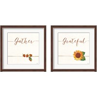 Framed 'Underlined Fall  2 Piece Framed Art Print Set' border=