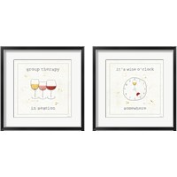 Framed 'Flavor Notes 2 Piece Framed Art Print Set' border=