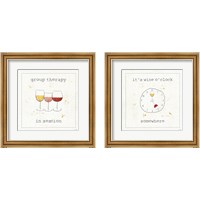 Framed 'Flavor Notes 2 Piece Framed Art Print Set' border=