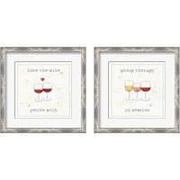 Framed 'Flavor Notes 2 Piece Framed Art Print Set' border=