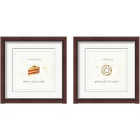 Framed 'Lil Sweeties 2 Piece Framed Art Print Set' border=