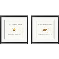 Framed 'Calorie Cuties 2 Piece Framed Art Print Set' border=