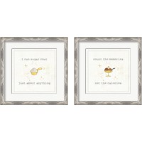 Framed 'Calorie Cuties 2 Piece Framed Art Print Set' border=