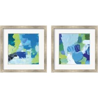 Framed 'Mountain Reflection 2 Piece Framed Art Print Set' border=