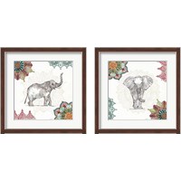 Framed 'Mandala Morning 2 Piece Framed Art Print Set' border=