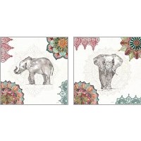 Framed 'Mandala Morning 2 Piece Art Print Set' border=