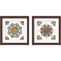 Framed 'Mandala Morning 2 Piece Framed Art Print Set' border=