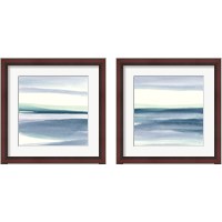 Framed 'Mint Dawn 2 Piece Framed Art Print Set' border=