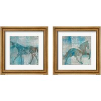 Framed 'Cheval  2 Piece Framed Art Print Set' border=