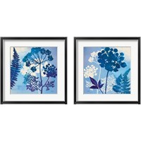 Framed 'Blue Sky Garden 2 Piece Framed Art Print Set' border=