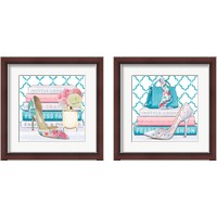 Framed 'Fearless Fashion 2 Piece Framed Art Print Set' border=