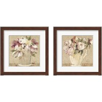 Framed 'Cottage Bouquet 2 Piece Framed Art Print Set' border=