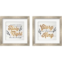 Framed 'Christmas Carol 2 Piece Framed Art Print Set' border=