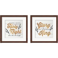 Framed 'Christmas Carol 2 Piece Framed Art Print Set' border=