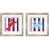 Framed 'Ahoy 2 Piece Framed Art Print Set' border=