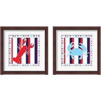 Framed 'Ahoy 2 Piece Framed Art Print Set' border=