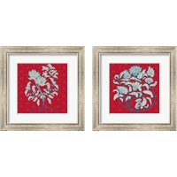 Framed 'Lotus 2 Piece Framed Art Print Set' border=