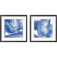 Framed 'Swirl 2 Piece Framed Art Print Set' border=