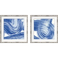 Framed 'Swirl 2 Piece Framed Art Print Set' border=