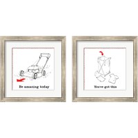 Framed 'Home Improvement 2 Piece Framed Art Print Set' border=