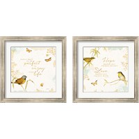 Framed 'Natures Wisdom 2 Piece Framed Art Print Set' border=