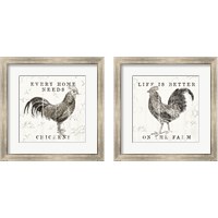 Framed 'Farmhouse Fresh 2 Piece Framed Art Print Set' border=