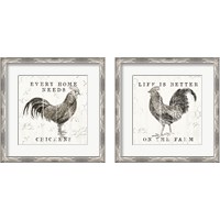 Framed 'Farmhouse Fresh 2 Piece Framed Art Print Set' border=