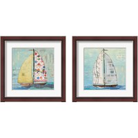 Framed 'At the Regatta 2 Piece Framed Art Print Set' border=