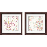 Framed 'Soft Deco 2 Piece Framed Art Print Set' border=