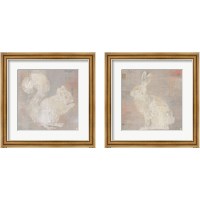 Framed 'Lodge Fauna 2 Piece Framed Art Print Set' border=