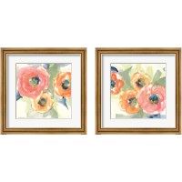 Framed 'Buttercup  2 Piece Framed Art Print Set' border=